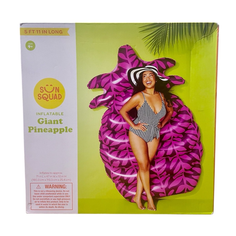 Sun Squad Inflatable Giant Pineapple - Picture 4 of 6